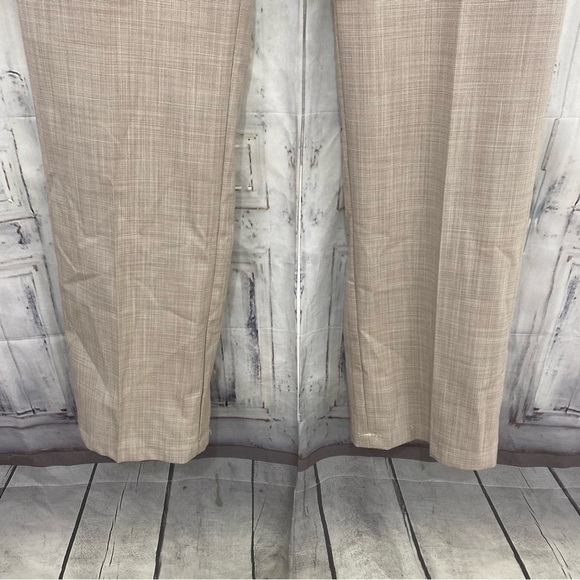 Hart Schaffner Marx Pants Size 32x32 Tan Beige Dress Drawstring Straight Flat - Picture 3 of 13